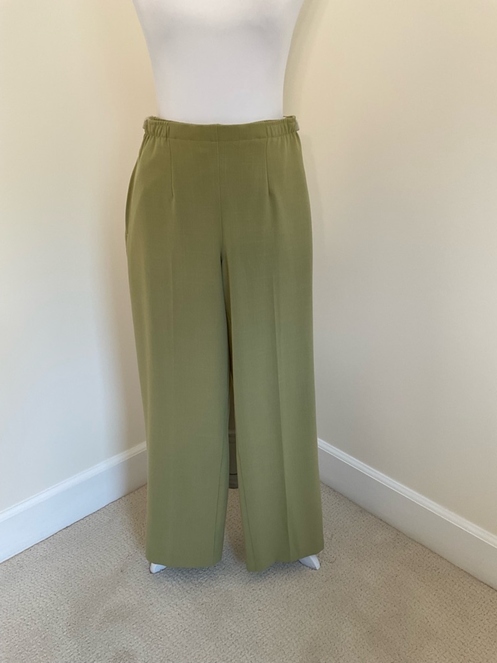 NWT Draper’s & Damon’s Fern Green Wide Leg Trousers